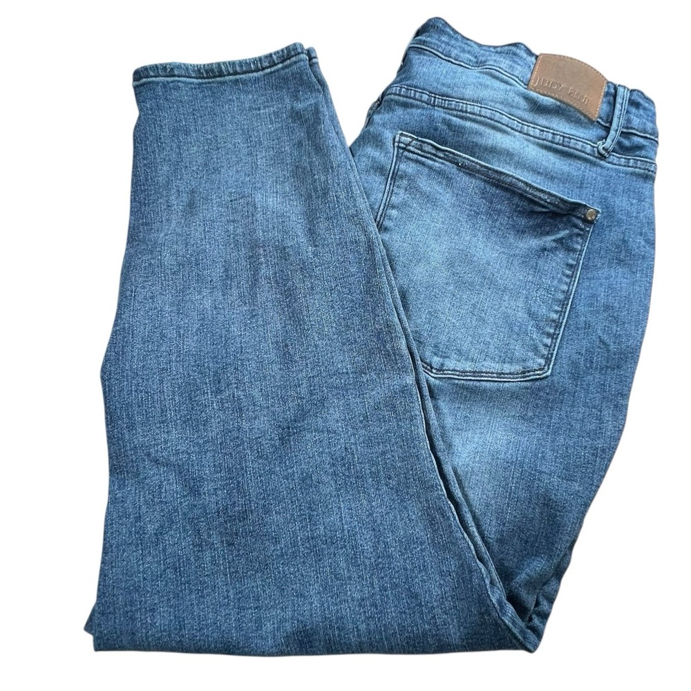 Judy Blue Womens Plus Size 22W Skinny Fit Medium Wash High Rise‎ Jeans Stretch